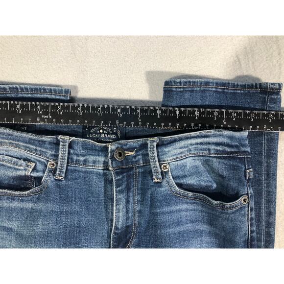 Lucky Brand Brook Straight Jeans women  Medium Wash Denim vintage, comfortable - Picture 4 of 8